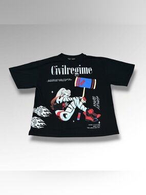 Civil Regime x Batman Harley Quinn Good to Be Bad Tee